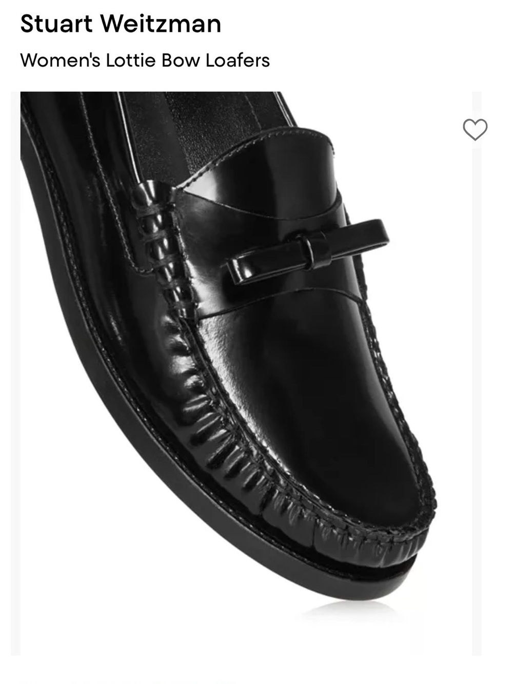 Stuart Weitzman Lottie Bow Loafers | 10 - Made in Spain 🇪🇸 - Picture 2 of 9